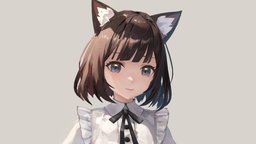 Cat ear girl (AI) 