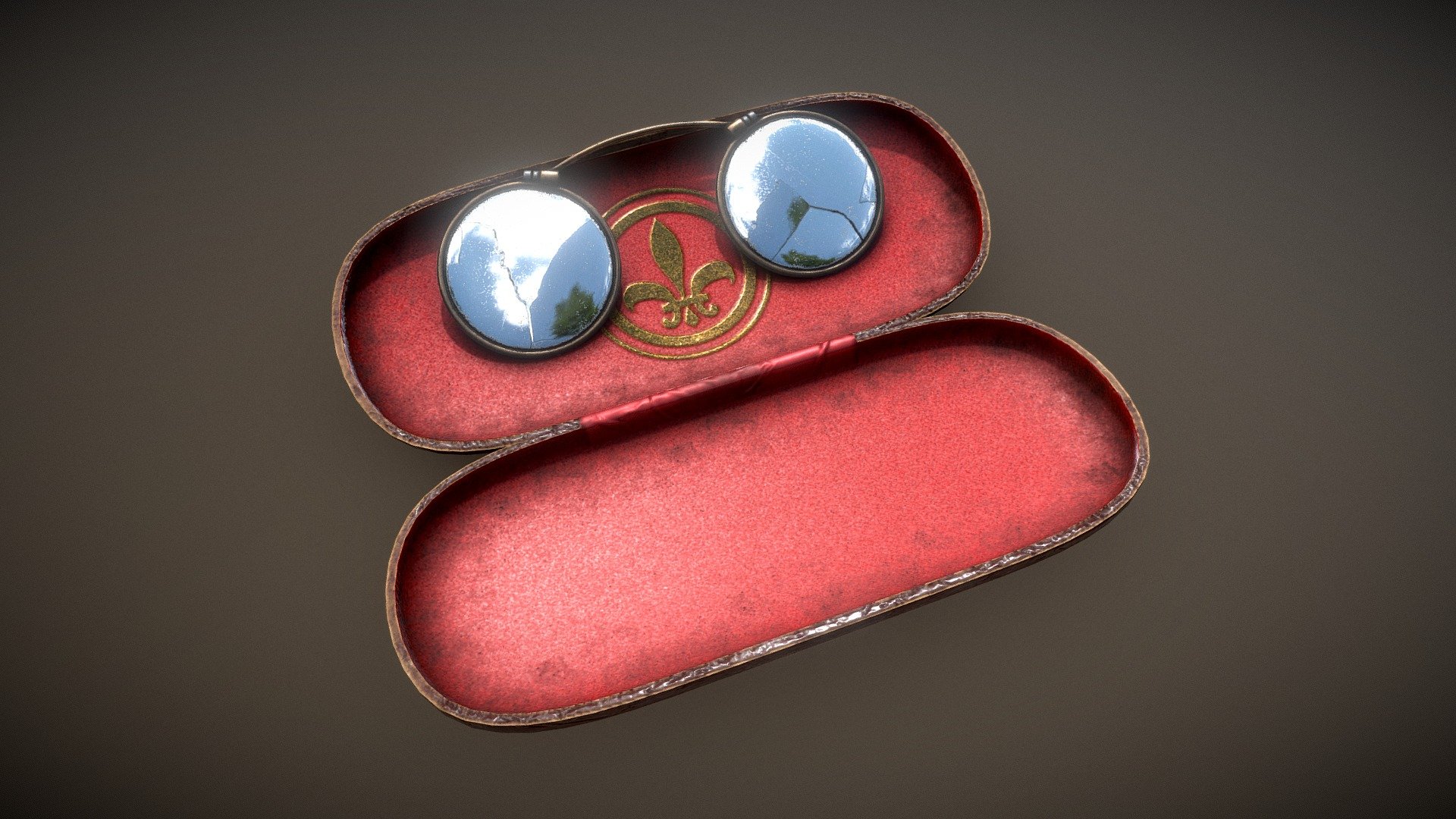Another model for my Weekly CGC #126 submission; A pair of special glasses in their case 3d model