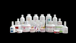 Cosmetic Products product, beauty, tube, jar, bottles, cosmetics
