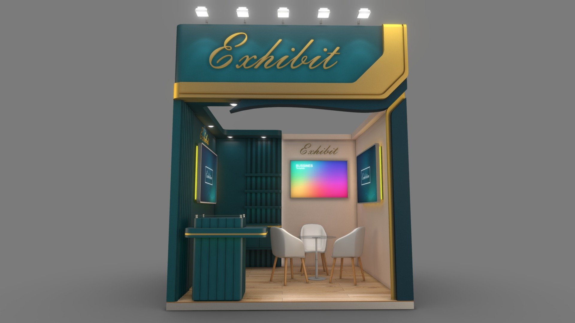 Exhibition Booth 3D Model

Layout: 9 Sqm - 1 Exposed sides - max height: 3,6m

Unit: cm

3D model Format:





Model_2301_3Ds max 2020 / Vray 5




Model_2301_3Ds max 2017 / Default Render




Model_2301_Fbx Standard map




Model_2301_Fbx V ray complete map




Model_2301_Obj Standard map




Model_2301_Obj V ray complete map



thank you for visiting

If you are interested in other models, please visit my collection



EXHIBITION STAND 36 Sqm
https://sketchfab.com/fasih.lisan/collections/exhibition-stand-36-sqm-34b6419aa7ec4556b18d8a381c51db77

EXHIBITION STAND 18 Sqm
https://sketchfab.com/fasih.lisan/collections/exhibition-stand-18-sqm-9a22add1012e4c36961b6e1db26a0280

EXHIBITION STAND 9 sqm
https://sketchfab.com/fasih.lisan/collections/exhibition-stand-9-sqm-2afc738a25634768ba5335da876876f2 - Model 2301 Exhibition Stand 9 Sqm - Buy Royalty Free 3D model by fasih.lisan 3d model