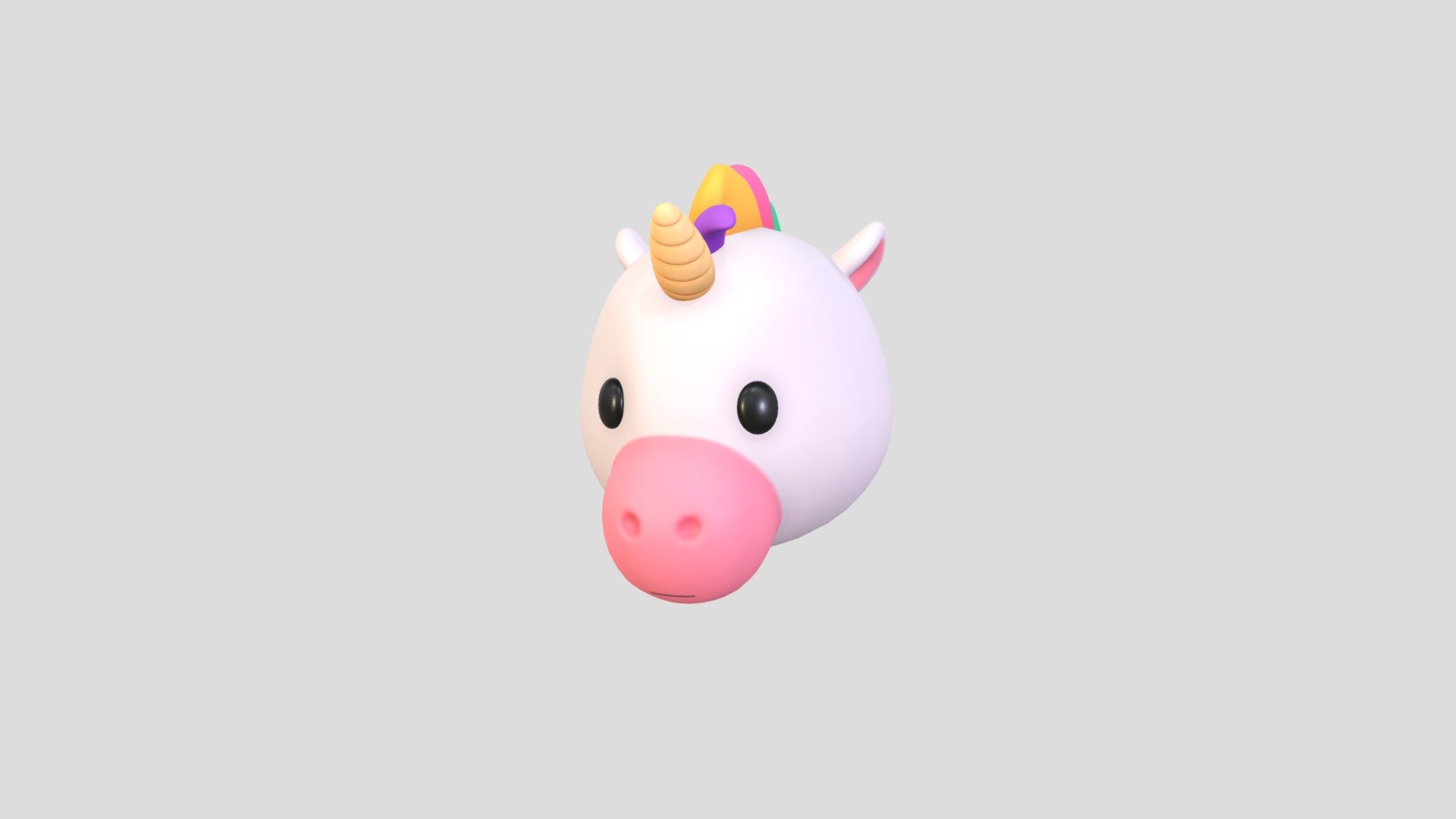 Unicorn Head 3d model.      
    


File Format      
 
- 3ds max 2023  
 
- FBX  
 
- OBJ  
    


Clean topology    

No Rig                          

Non-overlapping unwrapped UVs        
 


PNG texture               

2048x2048                


- Base Color                        

- Normal                            

- Roughness                         



1,806 polygons                          

1,890 vertexs - Prop224 Unicorn Head - Buy Royalty Free 3D model by BaluCG 3d model