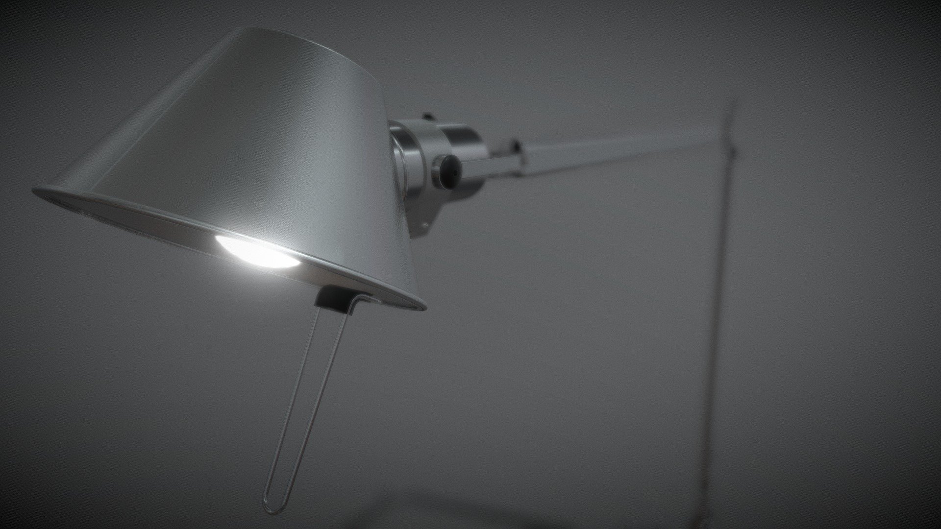 Tolomeo Lamp by Michele De Lucchi, Artemide (1987) - Tolomeo Lamp - Buy Royalty Free 3D model by Mario Falasca (@marfal) 3d model