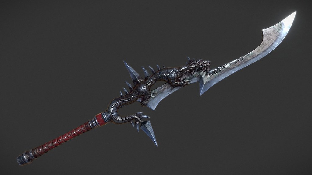 sword 01 - 3D model by pitfighter 3d model