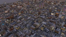 Modular City Ultra Low Poly Assets assets, lowpoly, low, poly, city, modular