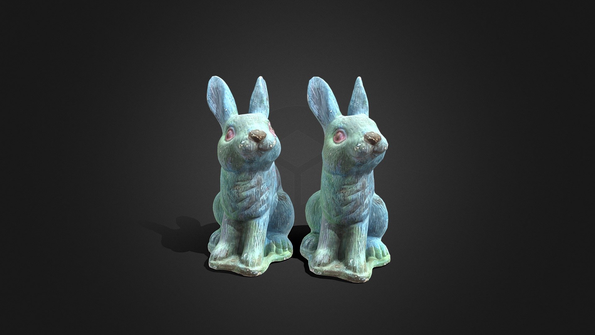 3d model of a Rabbit statue photogrammetry. (PBRtexture )




This product is made by 3df Zephyr and ready to render in Blender Cycle. Unit setup is metres and the models are scaled to match real life objects. 




The model comes with textures and materials and is positioned in the center of the coordinates system.




No additional plugin is needed to open the model.




Notes:




Geometry: Polygonal




Textures: Yes 




Rigged: No




Animated: No




UV Mapped: Yes




Unwrapped UVs: Yes, non-overlapping




Bake normal map




Note: don't forget to take a few seconds to rate this product, your support will allow me to continue working.



Thanks in advance for your help and happy blending!




Hope you like it! Thank you!

My youtube channel: toss90 - Rabbit Statue - Buy Royalty Free 3D model by Toss90 3d model