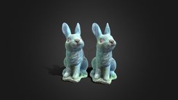 Rabbit Statue rabbit, statue, zephyr, 3df, photogrammetry