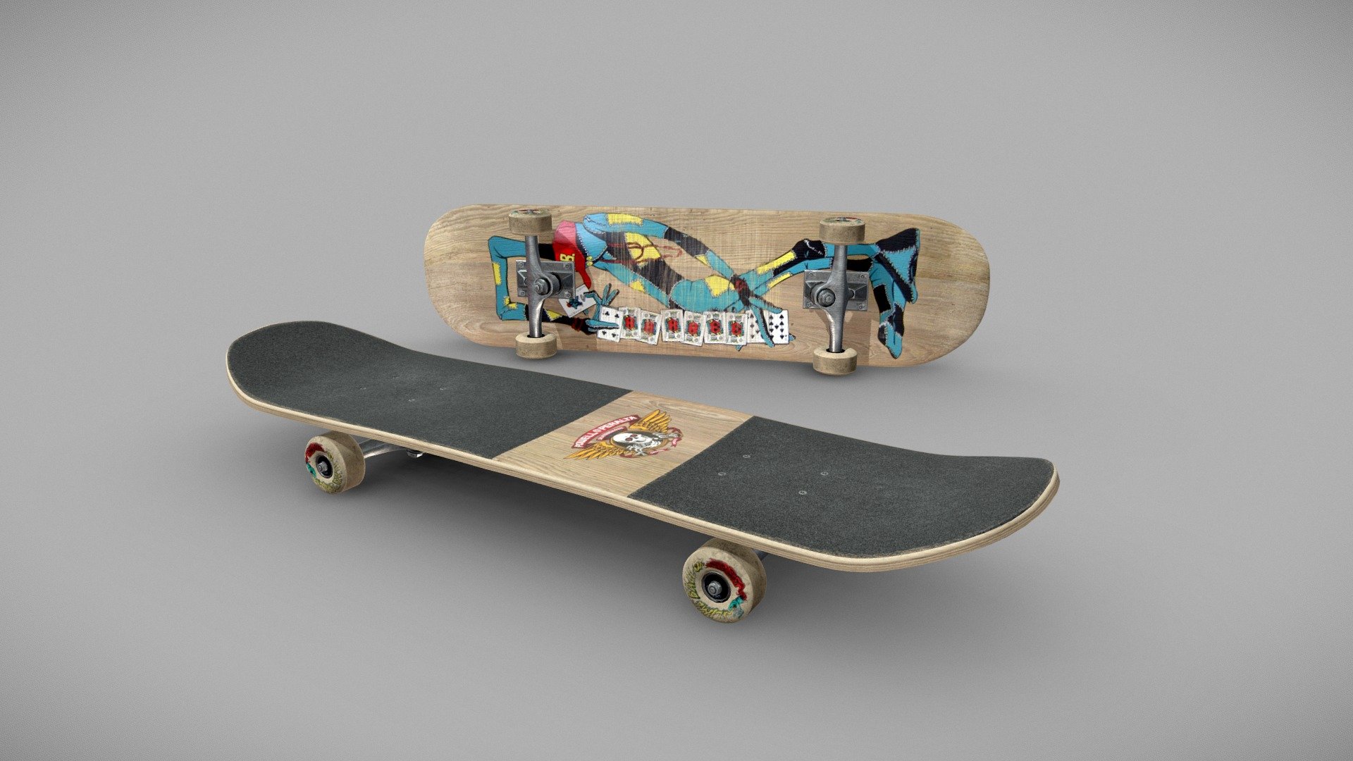 Competition Entry Based on &ldquo;Skateboard (Sketchfab Texturing Challenge)