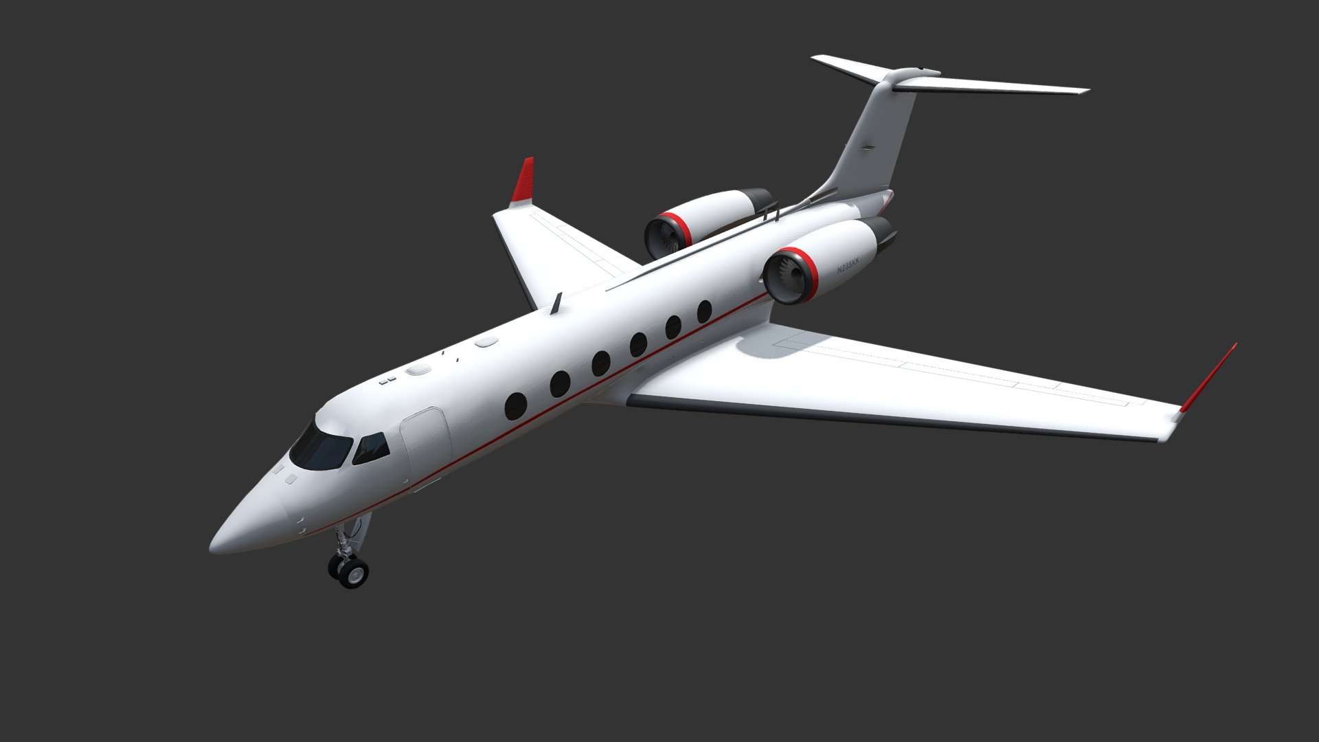 Detailed 3d model of Gulfstream aeroplane business jet.

Included Formats:

3ds Max

3D Studio

Lightwave

Softimage

OBJ - Gulfstream Business Jet - Buy Royalty Free 3D model by 3DHorse 3d model