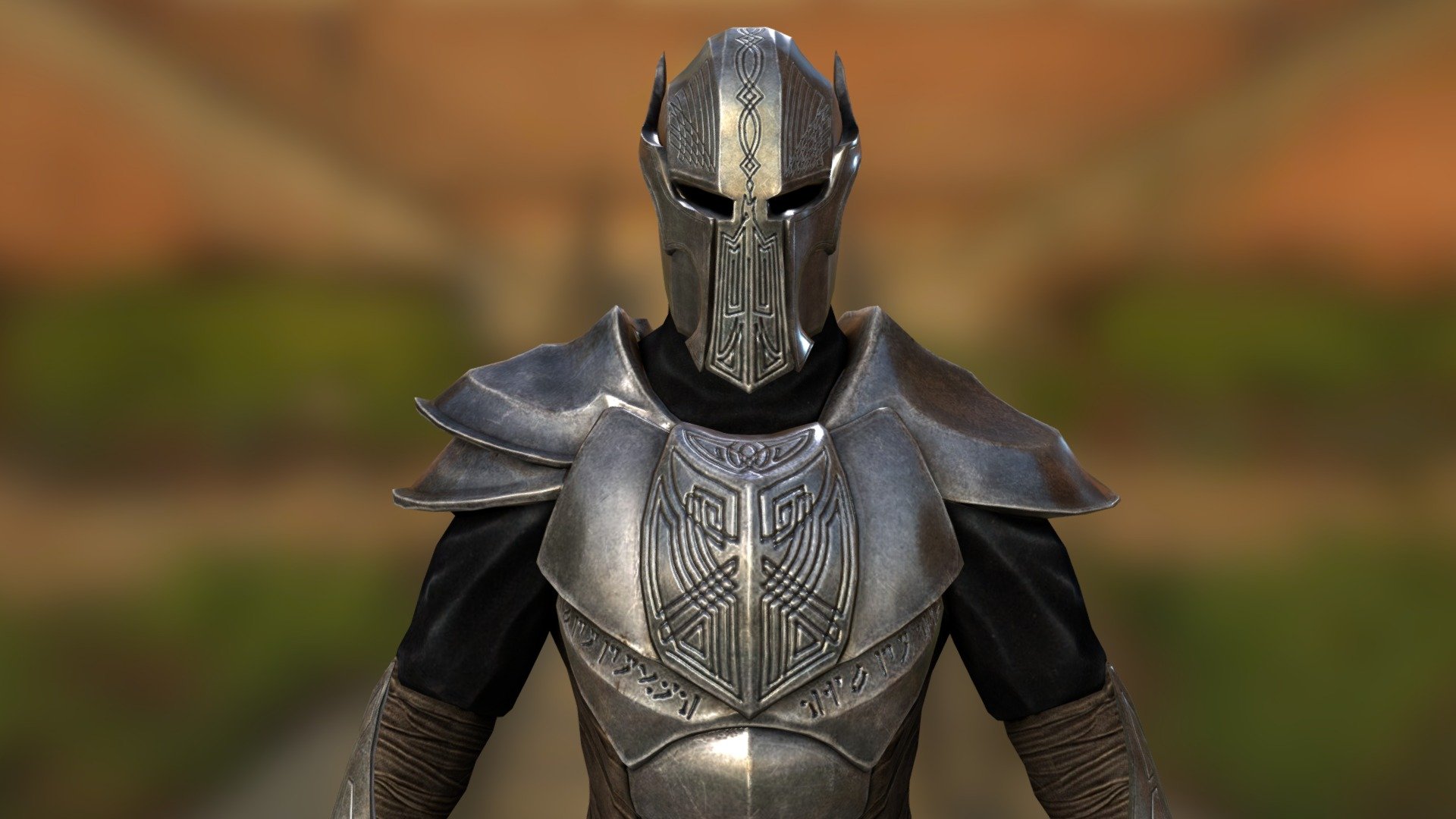 Textured Corvalho's Armor of the Gifts of Akatosh Set for Skyrim 3d model