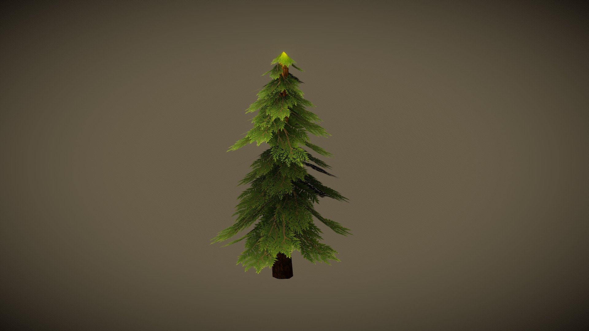 Tree Pine Stylize - 3D model by Sittikorn (@sittikornoom) 3d model