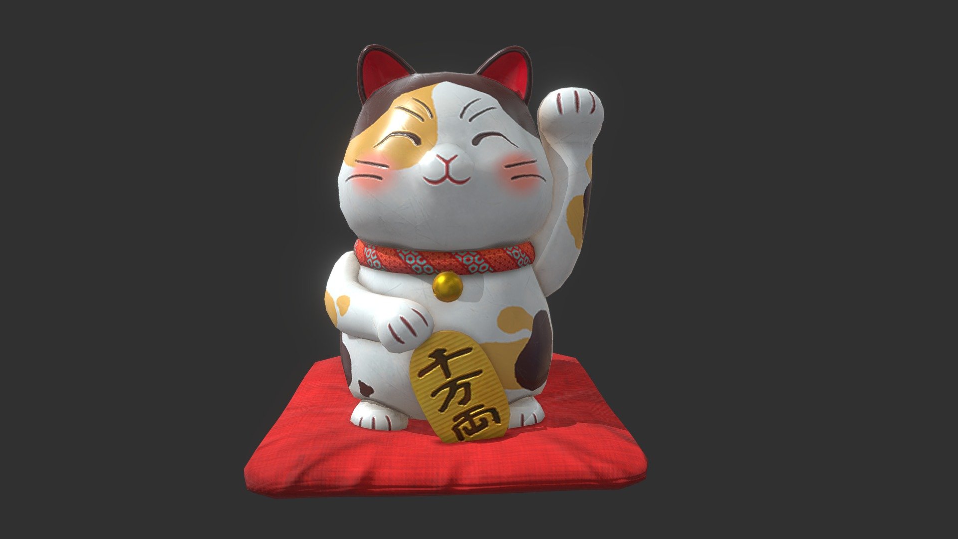 Originally modelled in MAYA. Detailed enough for close-up renders.



Features:



-UV unfolded.

-PBR texturing.

-All materials, textures are included.

-No special plug-in needed to open scene.

Animation preview here:

https://youtu.be/fRcaBFwXKHU - Lucky Cat - Buy Royalty Free 3D model by JoyTsai 3d model