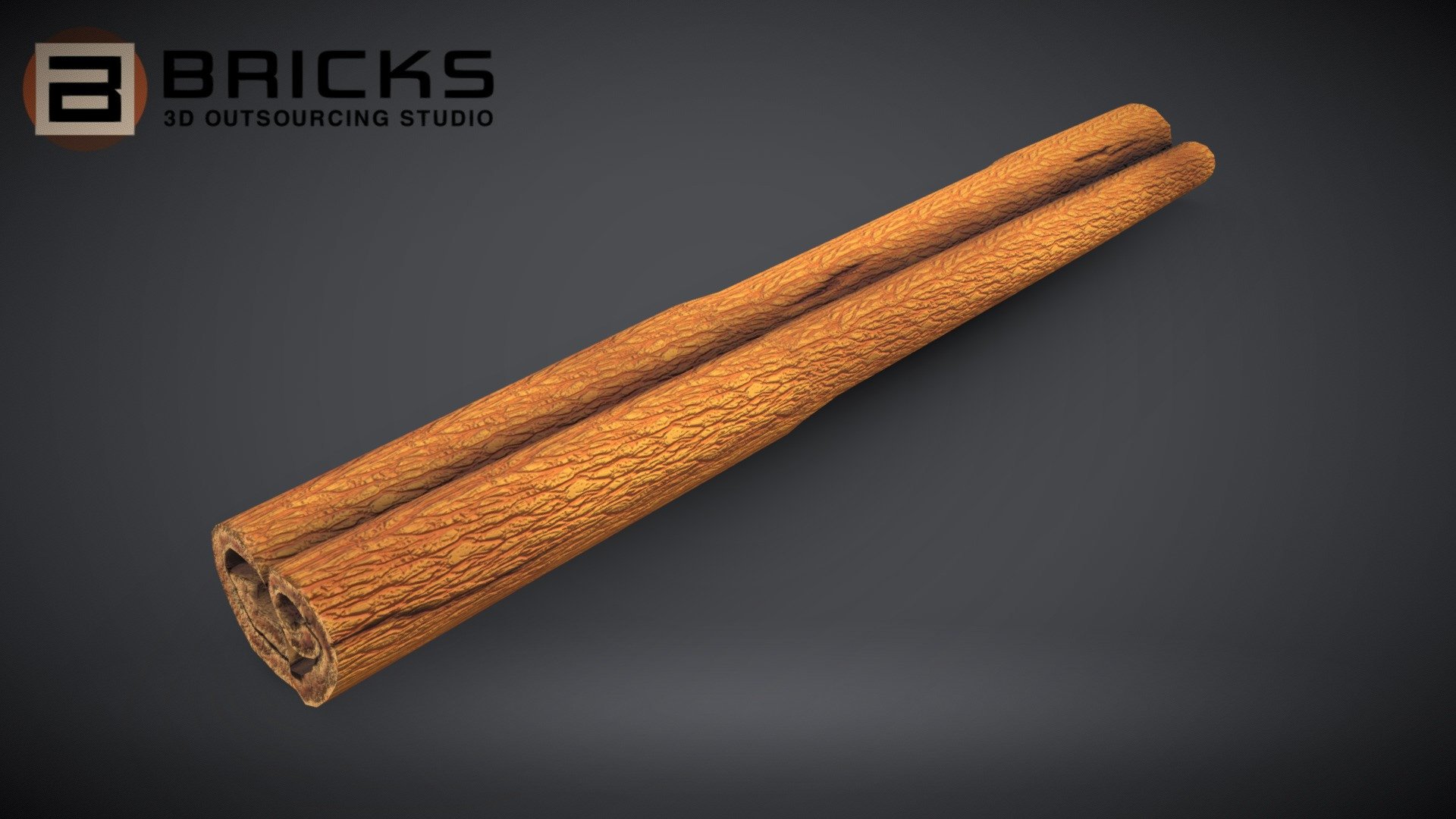 PBR Food Asset:
CinnamonStick
Polycount: 400
Vertex count: 202
Texture Size: 2048px x 2048px
Normal: OpenGL

If you need any adjust in file please contact us: team@bricks3dstudio.com

Hire us: tringuyen@bricks3dstudio.com
Here is us: https://www.bricks3dstudio.com/
        https://www.artstation.com/bricksstudio
        https://www.facebook.com/Bricks3dstudio/
        https://www.linkedin.com/in/bricks-studio-b10462252/ - Cinnamon Stick - Buy Royalty Free 3D model by Bricks Studio (@bricks3dstudio) 3d model