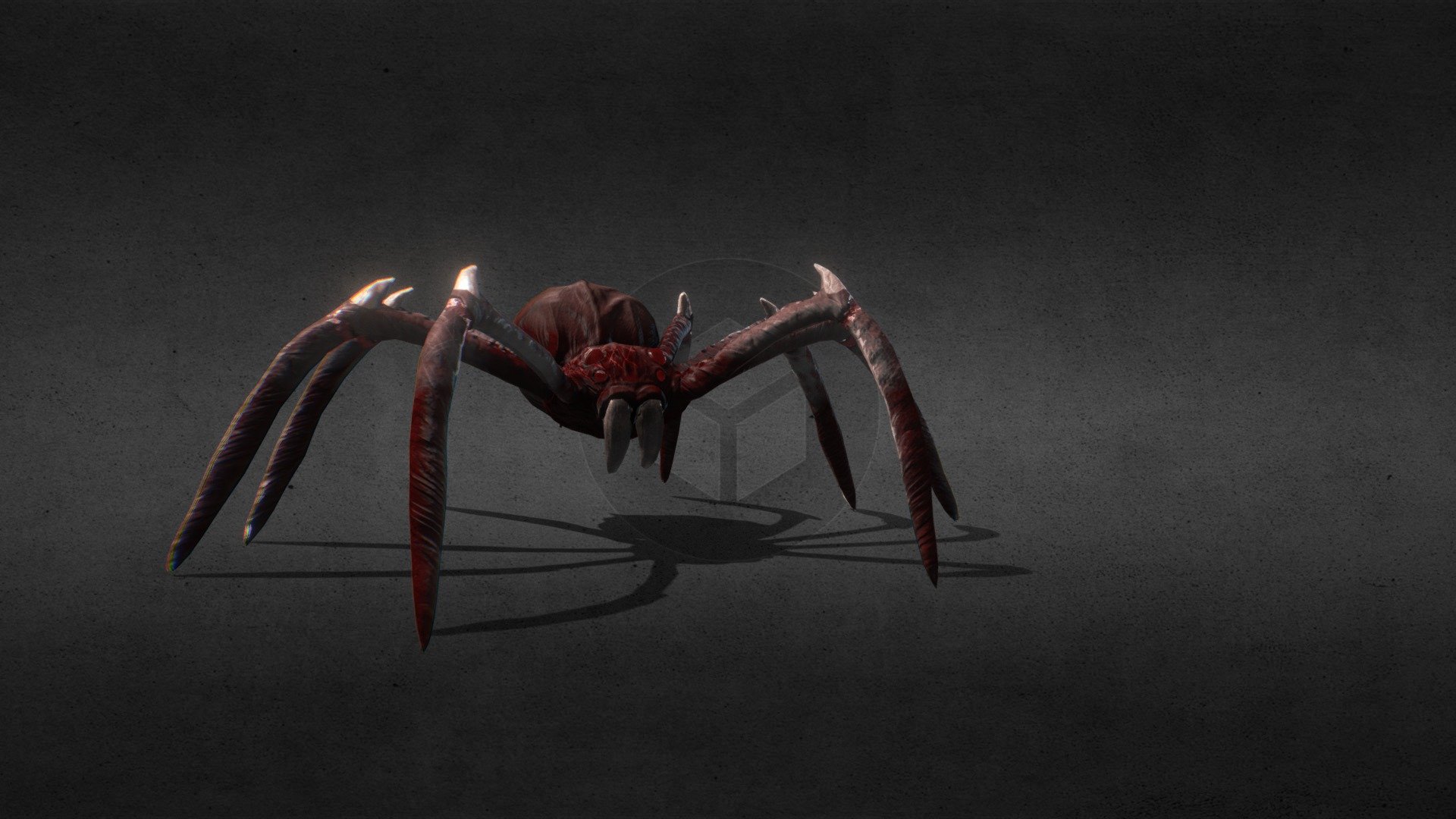 Spider attack animation. This is a spider from our game Purgatorium, created by Gonzalo Garcia and animated by Diego Ramírez 3d model