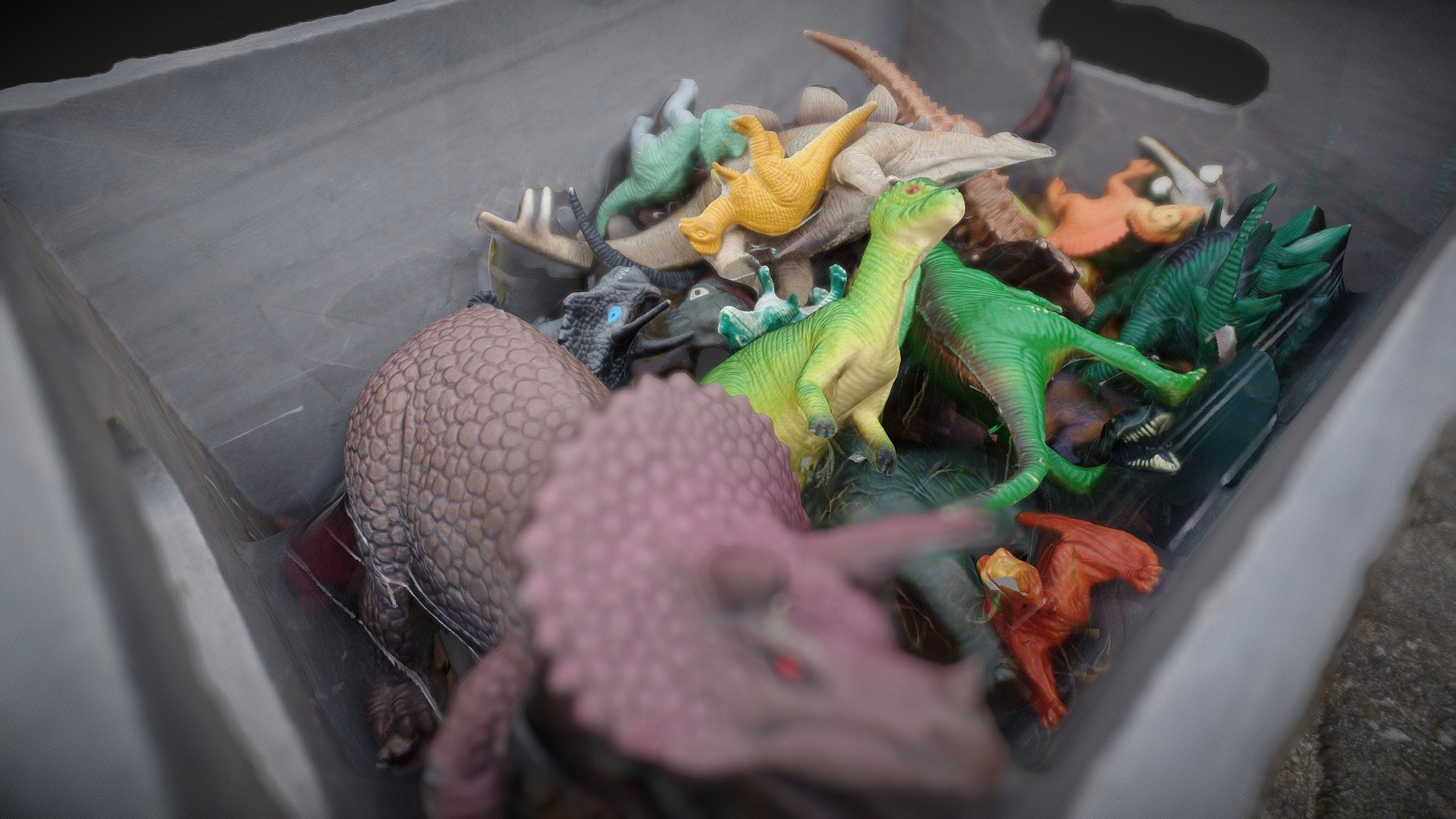 My son's collection of dinosaur toys. Processed from 50 pictures with Autodesk recap360.

Read how I made this scan with Autodesk Recap in my latest tutorial!



Entry for 3D Scanning Thursday 40 - Miniatures 3d model