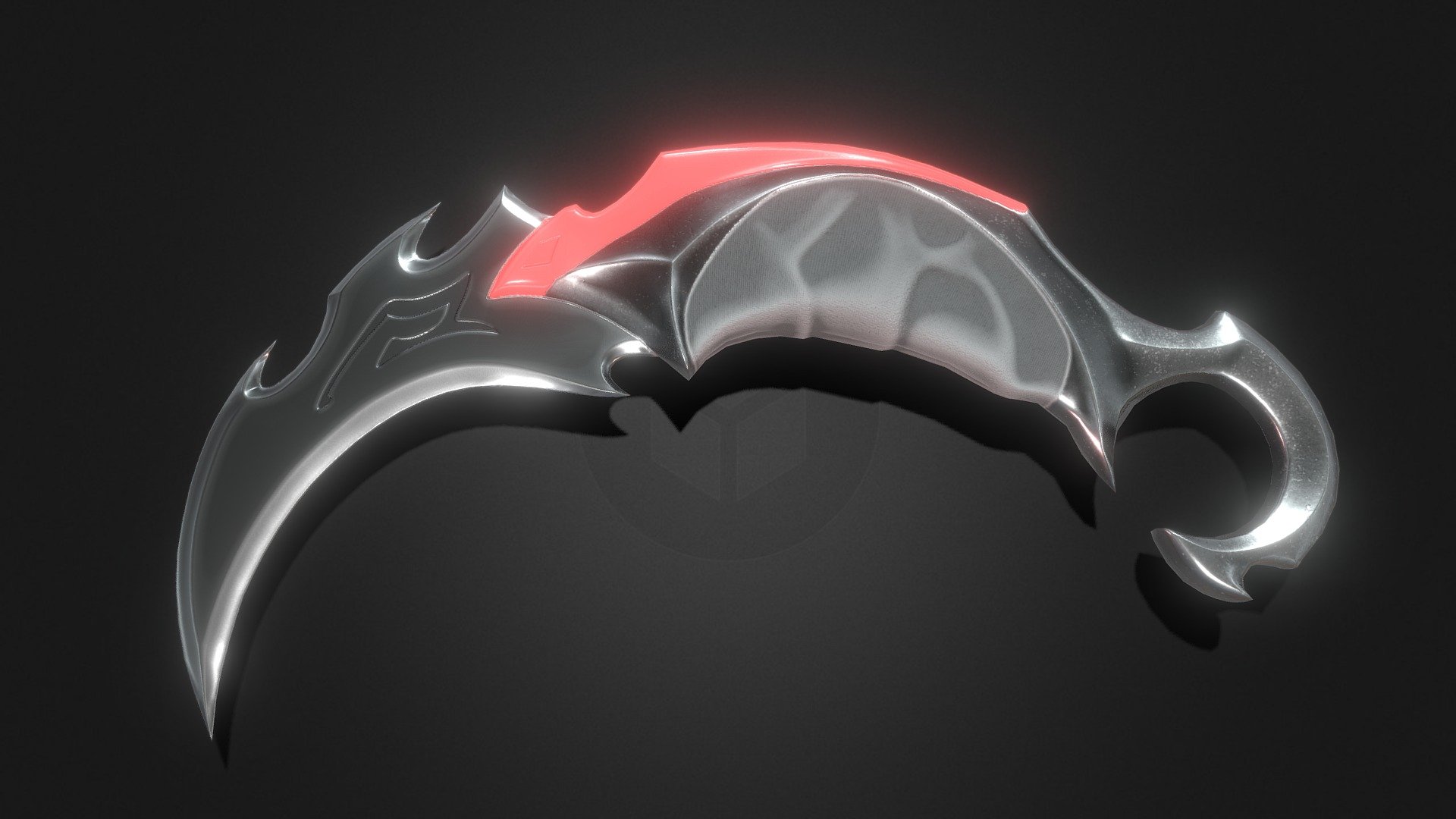 This is the Reaver Karambit, a knife inspired by the Valorant Knife. Created using Blender 3.4.0 and Substance Painter, this knife features an elegant and futuristic design. With a high-quality stainless steel blade and a comfortable grip handle, the Reaver Karambit is the perfect choice for weapon enthusiasts and collectors. Get your hands on the Reaver Karambit now and add a unique touch to your collection.



If you want to order a 3D object game for game development I provide development services and also for other businesses, you can go here, at a friendly price

find me on:




https://www.fiverr.com/aprilias

email: apriliasputra@gmail.com



I've also made some assets for free, you can check out my full profile to get them, but I'd really appreciate it if you could support me on:




Original work: Rzyas - Reaver Karambit - Buy Royalty Free 3D model by Rzyas 3d model