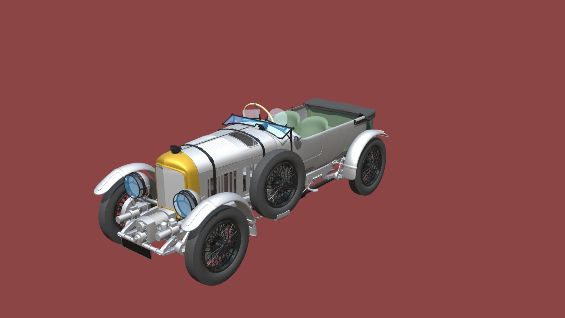 Indulge in the allure of a bygone era with our meticulously crafted 3D model of the legendary Bentley Speed Six built in 1930.
The Bentley 6½ Litre and the high-performance Bentley Speed Six were rolling chassis[3] in production from 1926 to 1930. The Speed Six, introduced in 1928, would become the most successful racing Bentley. Two Bentley Speed Sixes became known as the Blue Train Bentleys after their owner Woolf Barnato's involvement in the Blue Train Races of 1930 3d model