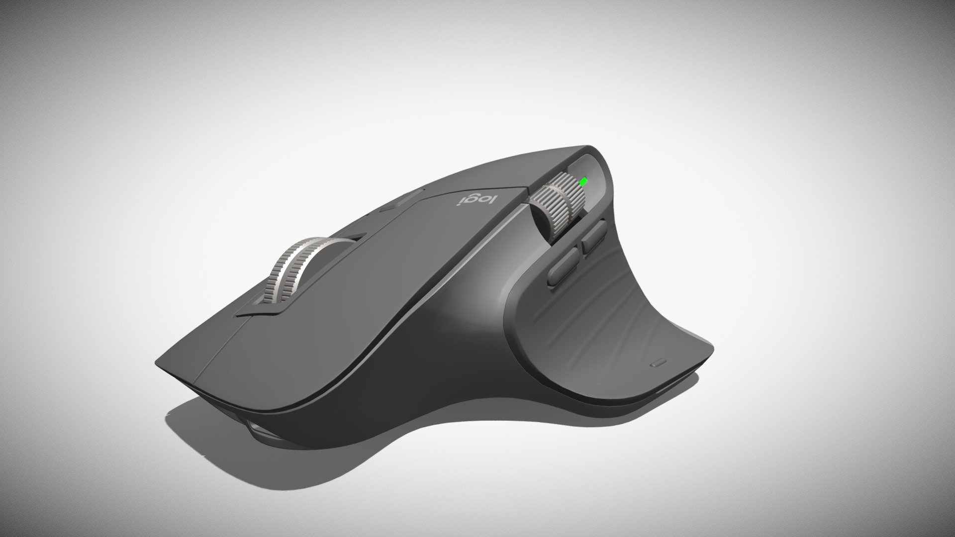 Detailed 3D model of a black Logitech MX Master 3 Mouse, modeled in Cinema 4D. The model was created using approximate real world dimensions.

The model has 42,634 polys and 43,304 vertices.

An additional file has been provided containing the original Cinema 4D project files with both standard and v-ray materials, textures and other 3d export files such as 3ds, fbx and obj 3d model