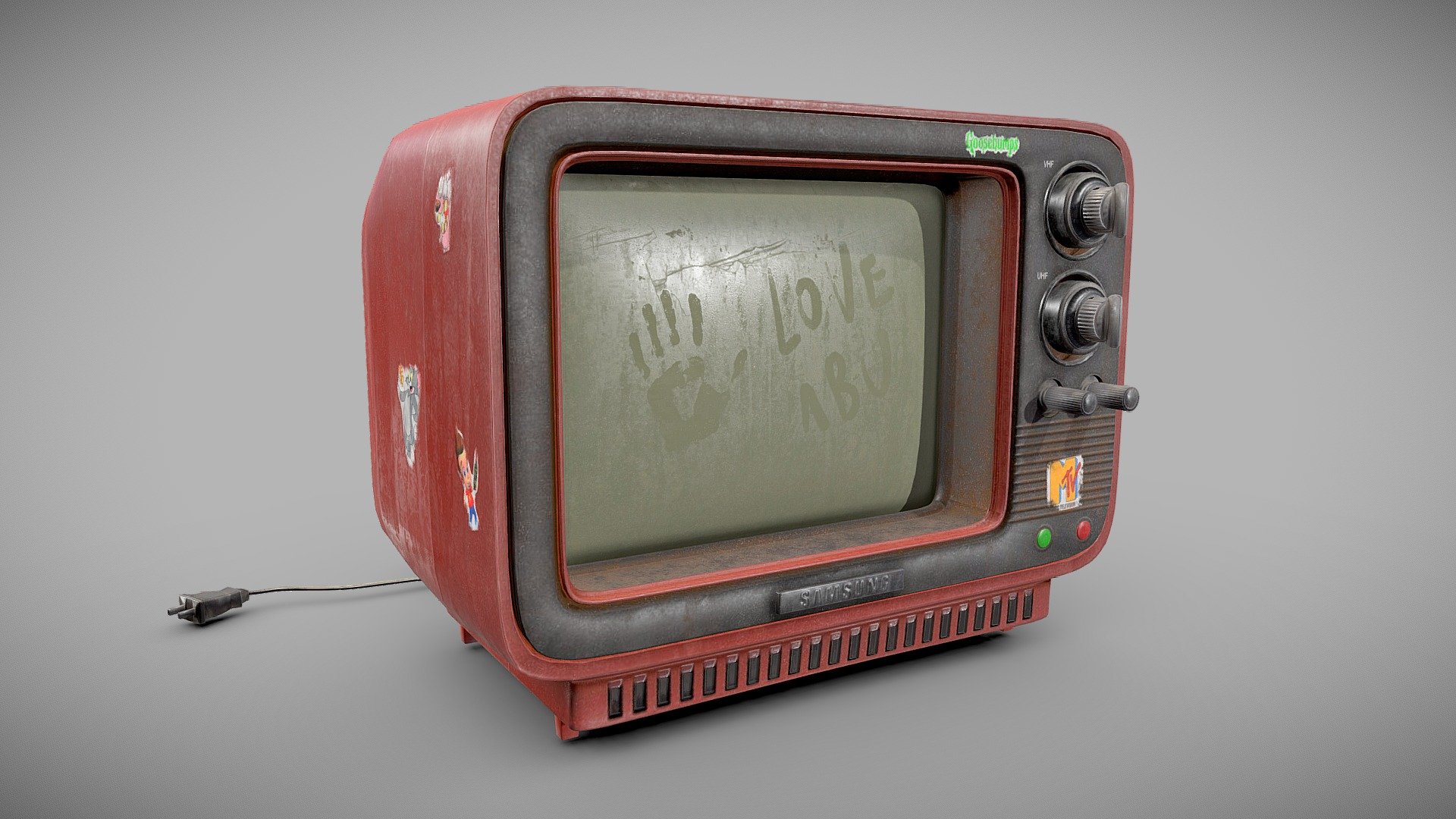 Get ready for a blast from the past with this meticulously detailed 3D game model of a classic 1990s television set. It's not just an accessory; it's a portal to nostalgia within your virtual world.

Key Features:

Vintage Vibes: Immerse players in the 90s era with this authentic game model, complete with iconic design elements like analog dials and a chunky CRT screen.

Low-Poly Optimization: Designed for optimal performance in your game environment, this low-poly model combines efficiency with visual impact.

Textured Realism:** High-quality textures capture the aging and character of a TV that's seen its share of entertainment history.

Bring the essence of the 90s into your game world and create memorable experiences with this retro TV game model 3d model