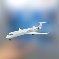 Airplane CRJ-900 airplane, aviation, aeroplane, aircraft, bombardier