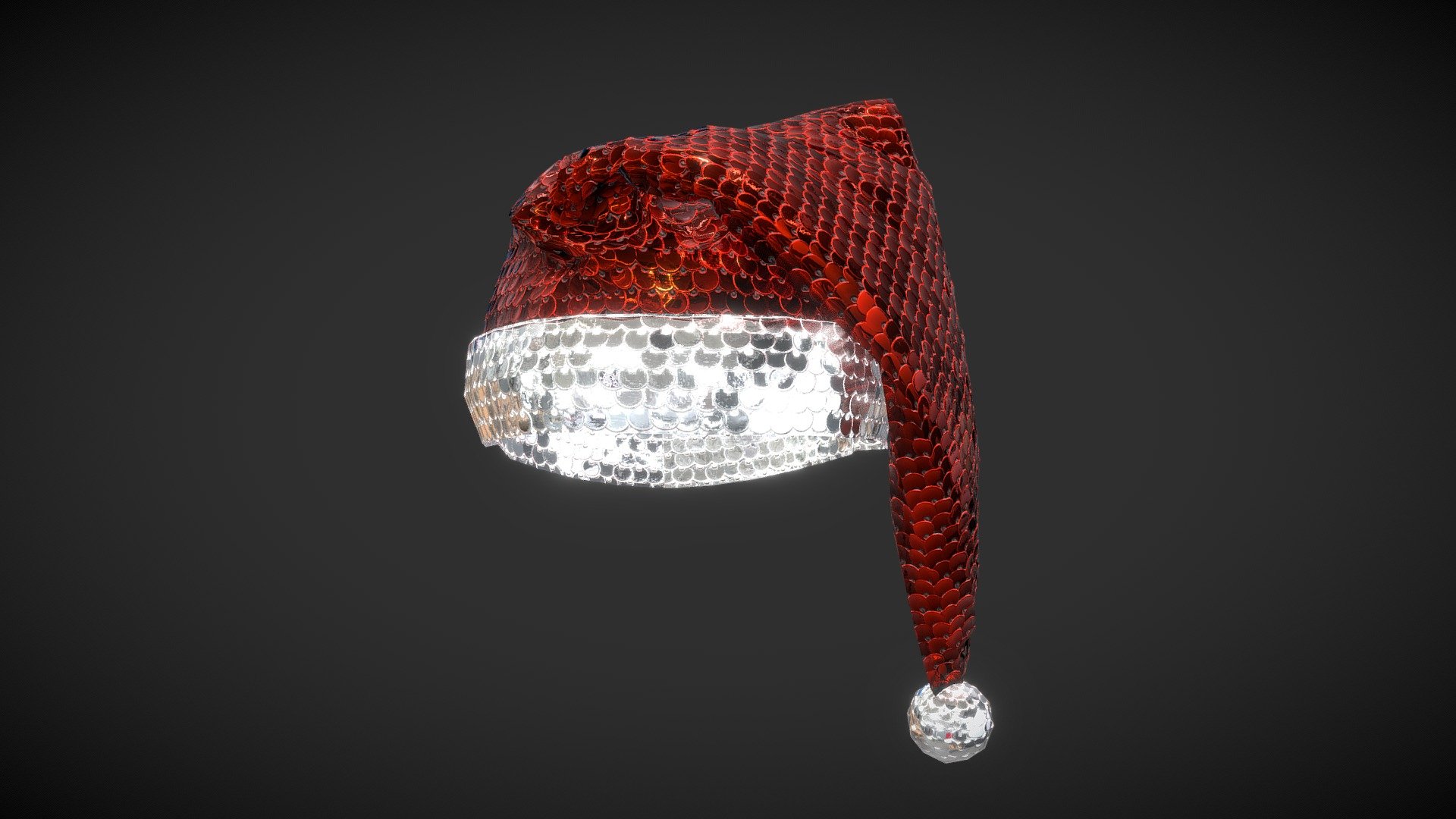 Sequin Santa Claus Hat / Christmas Hat  - low poly

4096x4096 PNG texture

Triangles: 1.9k
Vertices: 932

Hats - Headwear &lt;&lt; - Sequin Santa Claus Hat - low poly - Buy Royalty Free 3D model by Karolina Renkiewicz (@KarolinaRenkiewicz) 3d model