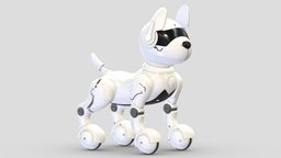 Robot Dog mechanic, dog, future, cyber, robotic, manipulator, cyborg, hardware, machine, automation, ai, assistant, 3d, mobile, characters, animal, concept, robot