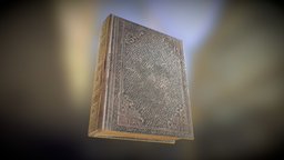 Low Poly Book object, item, unreal4, maya, book, asset, game, lowpoly