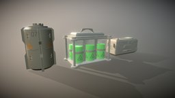 Sci Fi containers kit 02