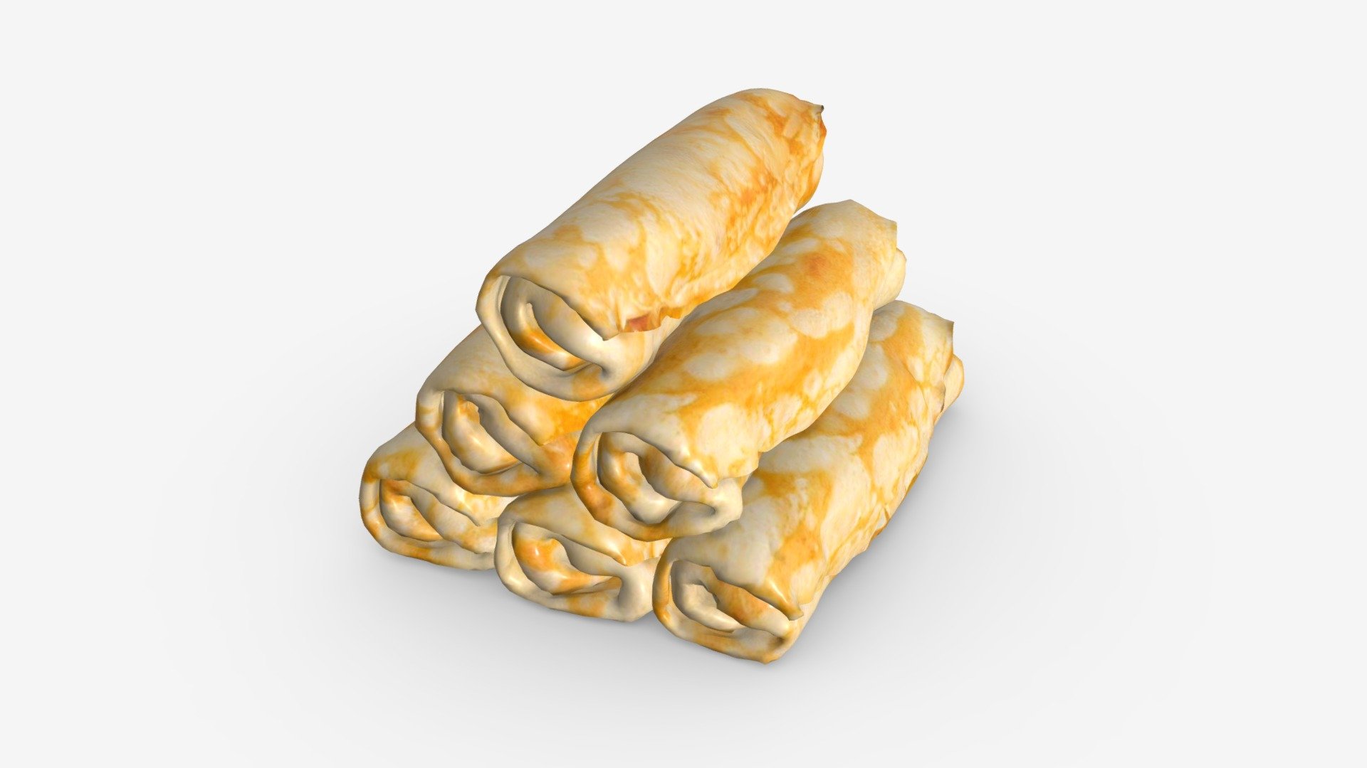 Pancakes with Filling - Buy Royalty Free 3D model by HQ3DMOD (@AivisAstics) 3d model