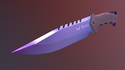 Valorant Knife neon, knife, lowpoly, valorant