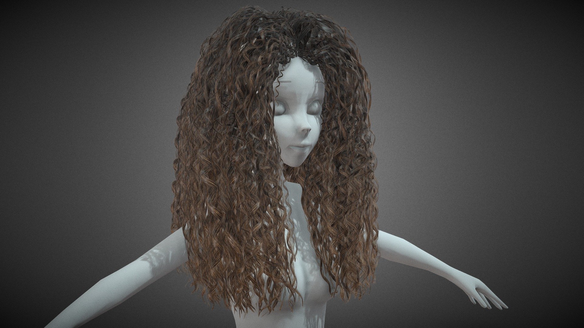 CG StudioX Present :
Female Hair Cards Style 10 - Long Curly  lowpoly/PBR




The photo been rendered using Marmoset Toolbag 4 (real time game engine )

The head model is decimated to show how the hair looks on the head.


Features :



Comes with Specular and Metalness PBR 4K texture .

Good topology.

Low polygon geometry.

The Model is prefect for game for both Specular workflow as in Unity and Metalness as in Unreal engine .

The model also rendered using Marmoset Toolbag 4 with both Specular and Metalness PBR and also included in the product with the full texture.

The texture can be easily adjustable .


Texture :



One set of UV for the Hair [Albedo -Normal-Metalness -Roughness-Gloss-Specular-Ao-Alpha-Depth-Direction-ID-Root] (4096*4096).

One set of UV for the Cap [Albedo -Normal-Metalness -Roughness-Gloss-Specular-Alpha] (4096*4096).


Files :
Marmoset Toolbag 4 ,Maya,,FBX,glTF,Blender,OBj with all the textures.




Contact me for if you have any questions.
 - Female Hair Cards Style 10 - Long Curly - Buy Royalty Free 3D model by CG StudioX (@CG_StudioX) 3d model