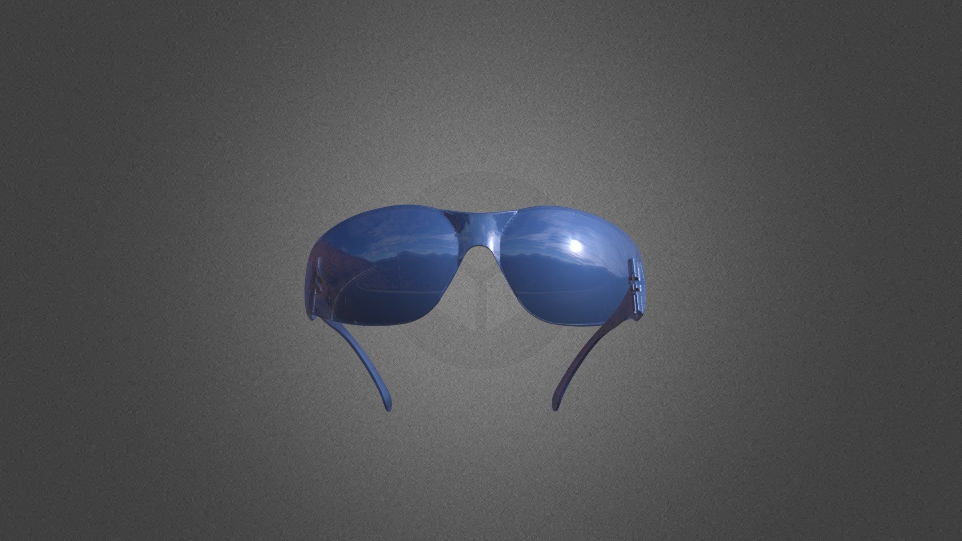 3D printable Biking Goggles. Just Print it in SLA with Clear Resin 3d model