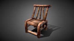 Chinese Bamboo chair bamboo, chinese-style, chair