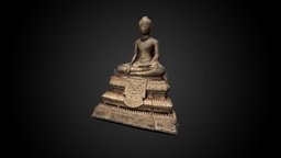 Seated Buddha, date unknown artsmia, photogrammetry