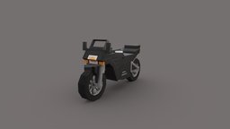 Motorbike motorbike, lowpolymodel, blockbench, minecraft, 3d, lowpoly, 3dmodel, pixel, pixelart