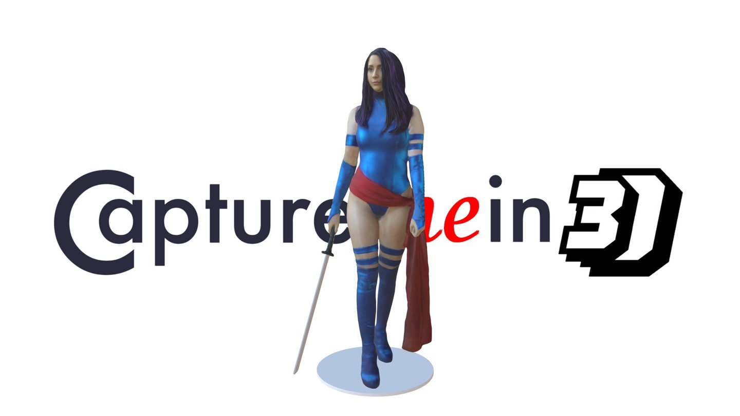 Awesome Con 2016 - Lana as Psylocke - 3D model by Capture It In 3D (@CaptureMeIn3D) 3d model