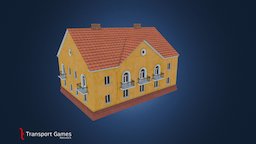 House series 1-204-112 soviet, ussr, typical, ukraine, citiesskylines, stalin, soviet-architecture, 1-204, 1-204-112, architecture, low-poly, game, lowpoly, gameasset