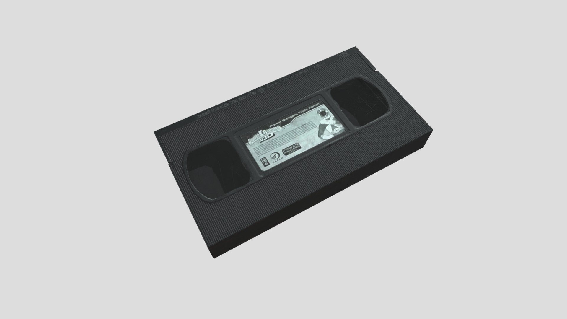 VHS Tape - Download Free 3D model by MacDrawz 3d model