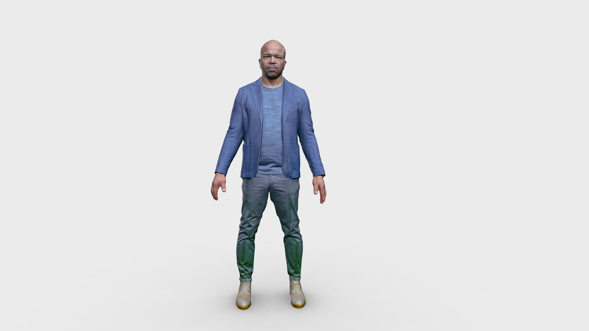 3d scan of an actor usin Artec Leo - Actor - 3D model by Europac3d 3d model