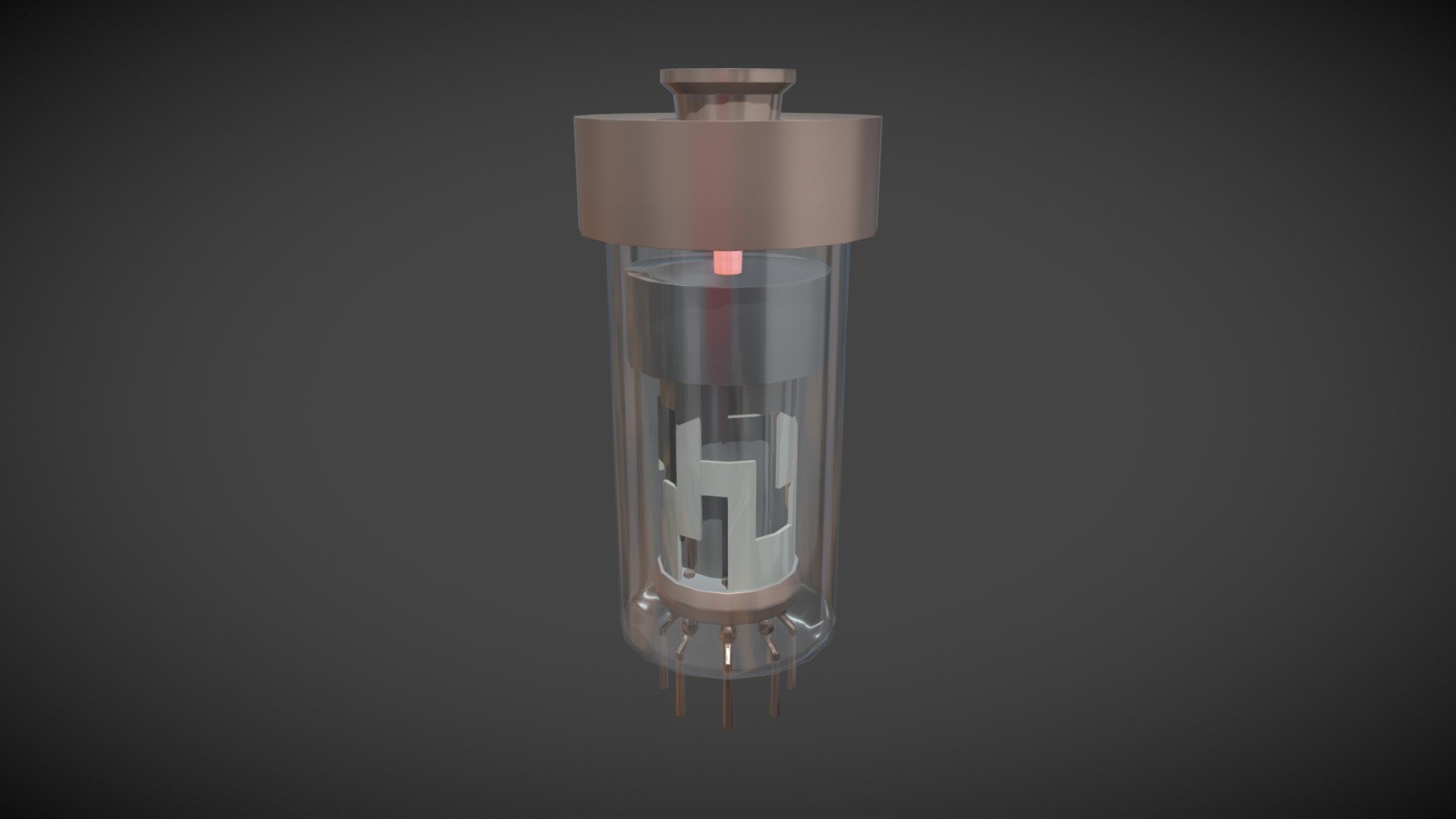 Vacuum Tube made for Space Station Zulu, a game project at UCF. This asset was featured in the Physics Lab of the game 3d model