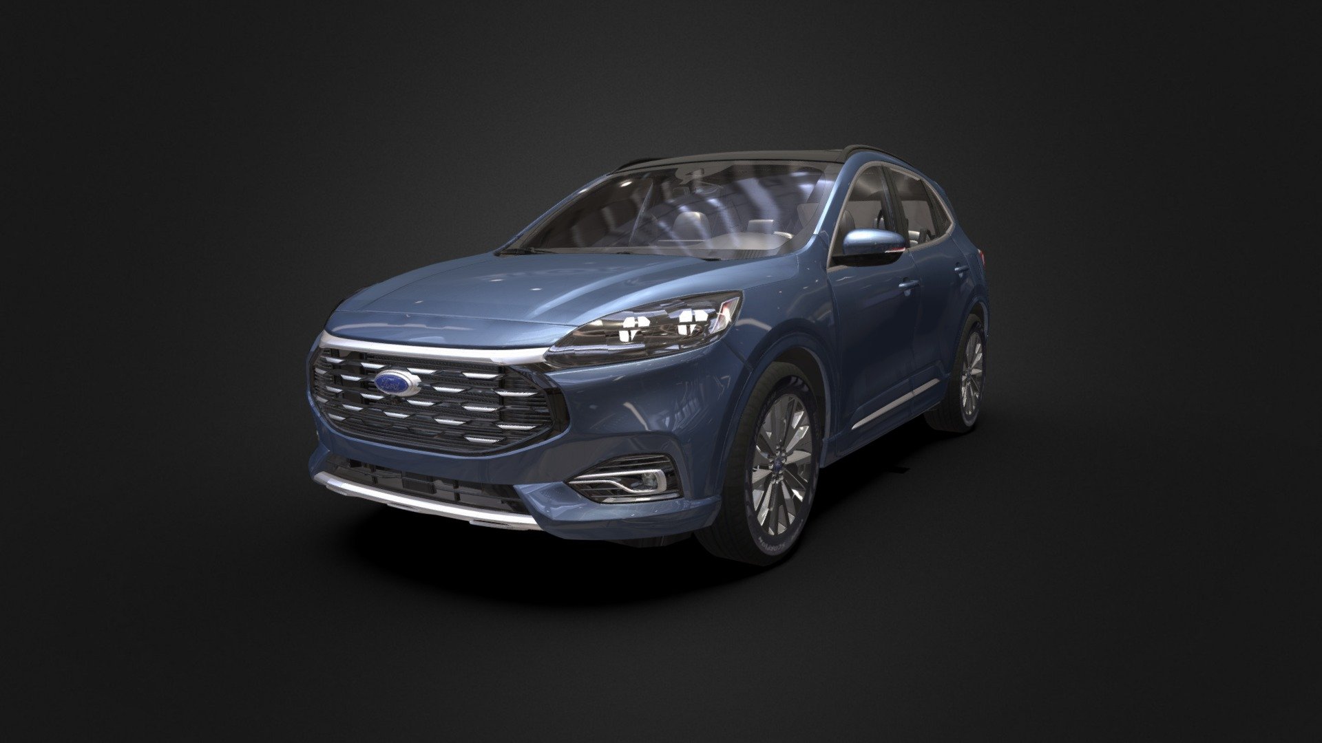 Changan Ford Escape (Kuga) - Ford escape (Kuga) Ecoboost 180  2020 - 3D model by Davidson (@a0930582398) 3d model