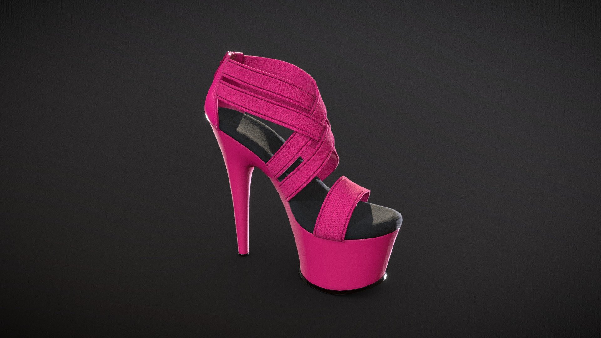 Banded Platform Stiletto Shoes 3

Game and production ready, polycount optimized for quality, ideal for high quality Characters and Close-Ups

Internal parts modeled and textured, ideal for customization or animation

Basemesh model not included

Single UV space

PBR and UE4 4k Textures

Low Poly has 2.8k quads

FBX, OBJ, ZTL

Includes 4 Color Variations:

Black / Red / White / Pink - Banded Platform Stiletto Shoes 3 - Buy Royalty Free 3D model by Feds452 3d model
