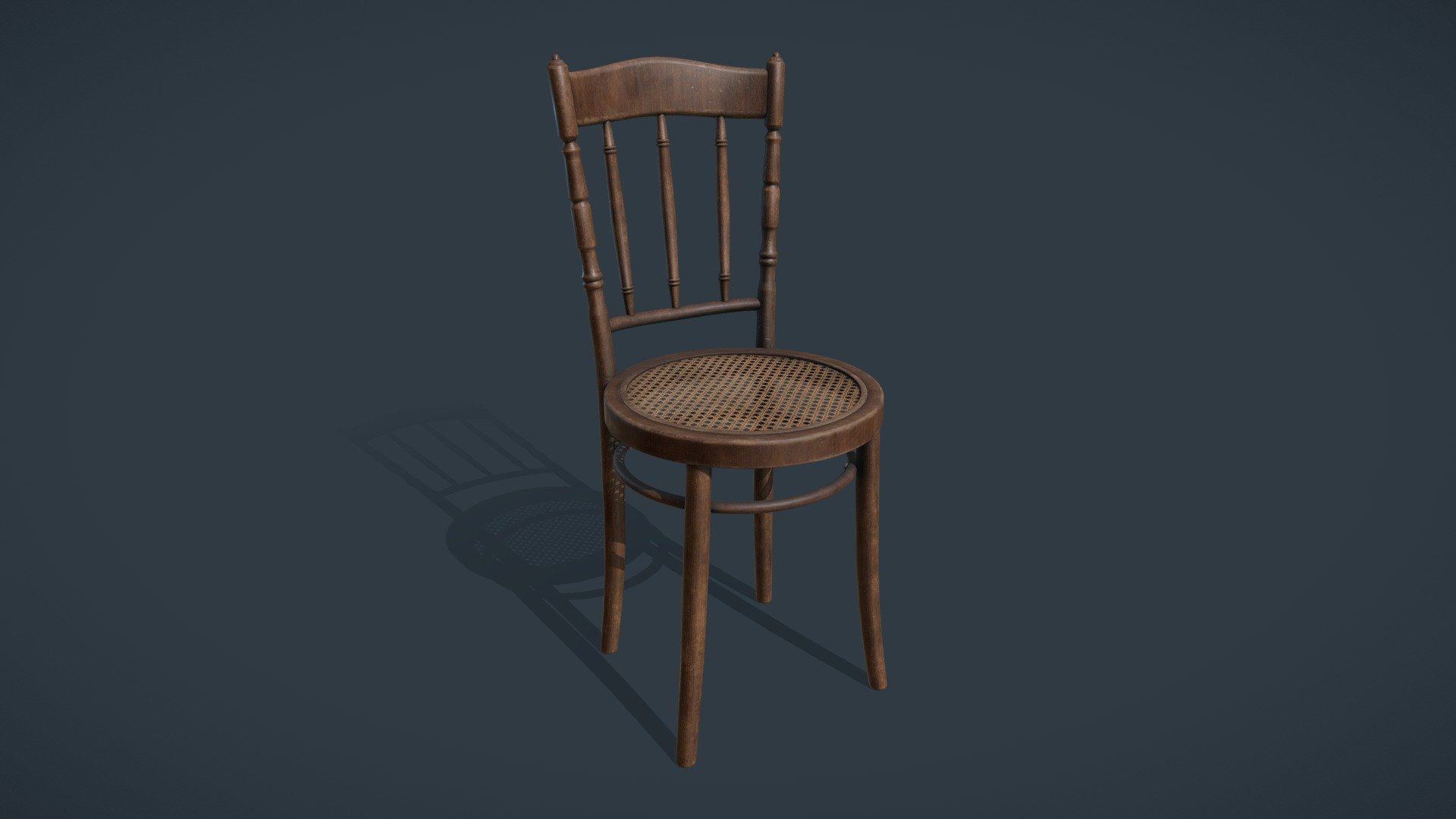 19th Century Bentwood Chair - Chair - Download Free 3D model by shuvalov.di 3d model