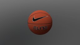 NIKE Elite Competition basketball, modeling-maya, texture