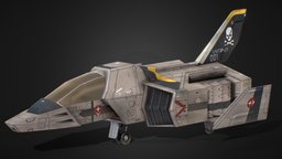FF-X7 Core Fighter Ver. Macross airplane, spacecraft, aircraft, zaku, hoi4, oy, substancepainter, substance, gundam