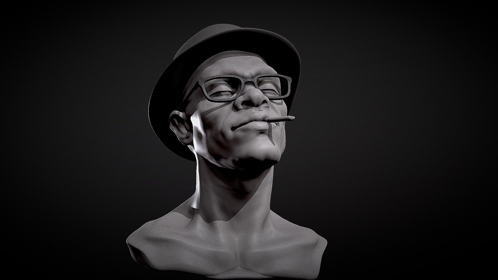 Head sketch , highpoly - Head sketch - Buy Royalty Free 3D model by Mandrake (@mandrake_3d) 3d model