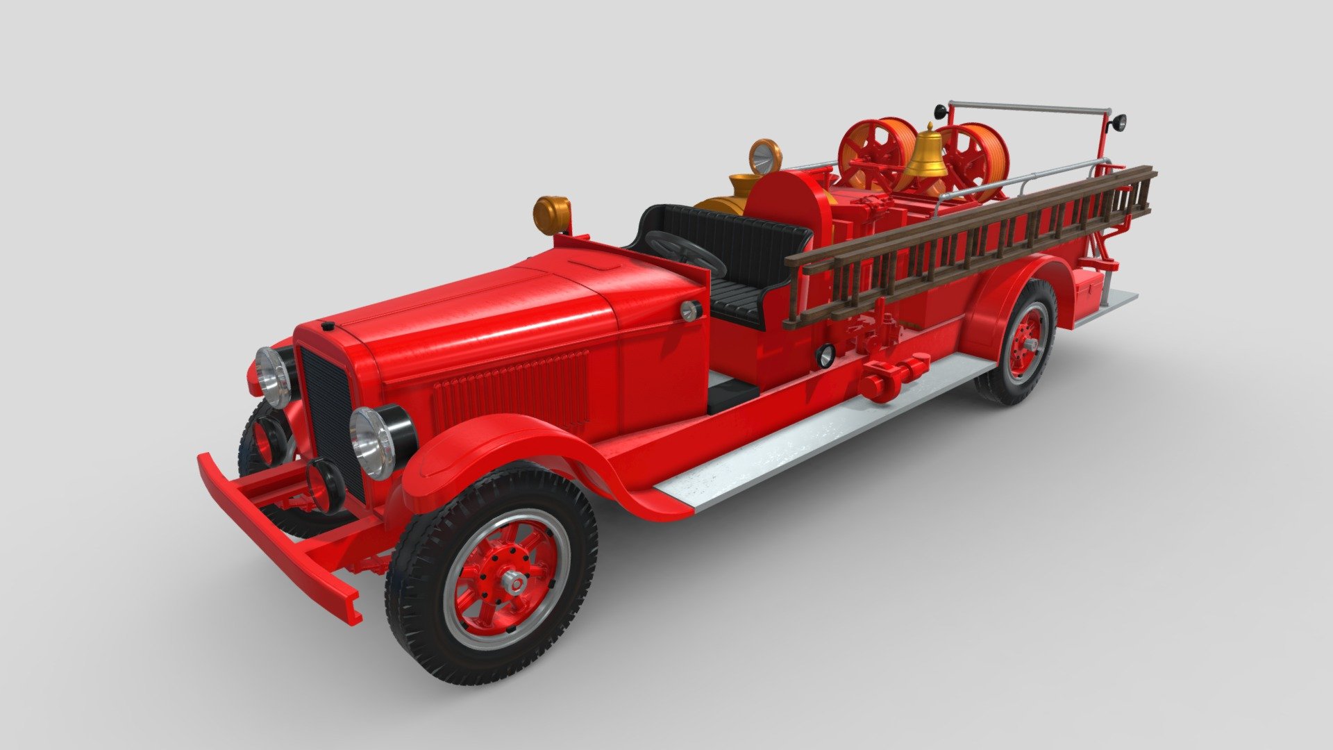FireTruck - 3D model by Российский центр производства макетов и моделей (@Maket-RF) 3d model