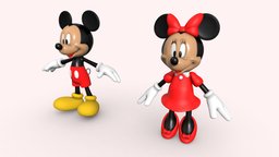 Mickey & Minnie Mouse fanart, mouse, 3dprintable, 3dprinting, toydesign, mickeymouse, minnie, printabletoy, mickey-mouse, minniemouse, cutetoy, uniquegift, childhoodmemories, makercommunity, homecraft, diytoy, nurserydecor, kidsgift, craftproject, handmadegift, kidsroomdecor, mickymousemodel