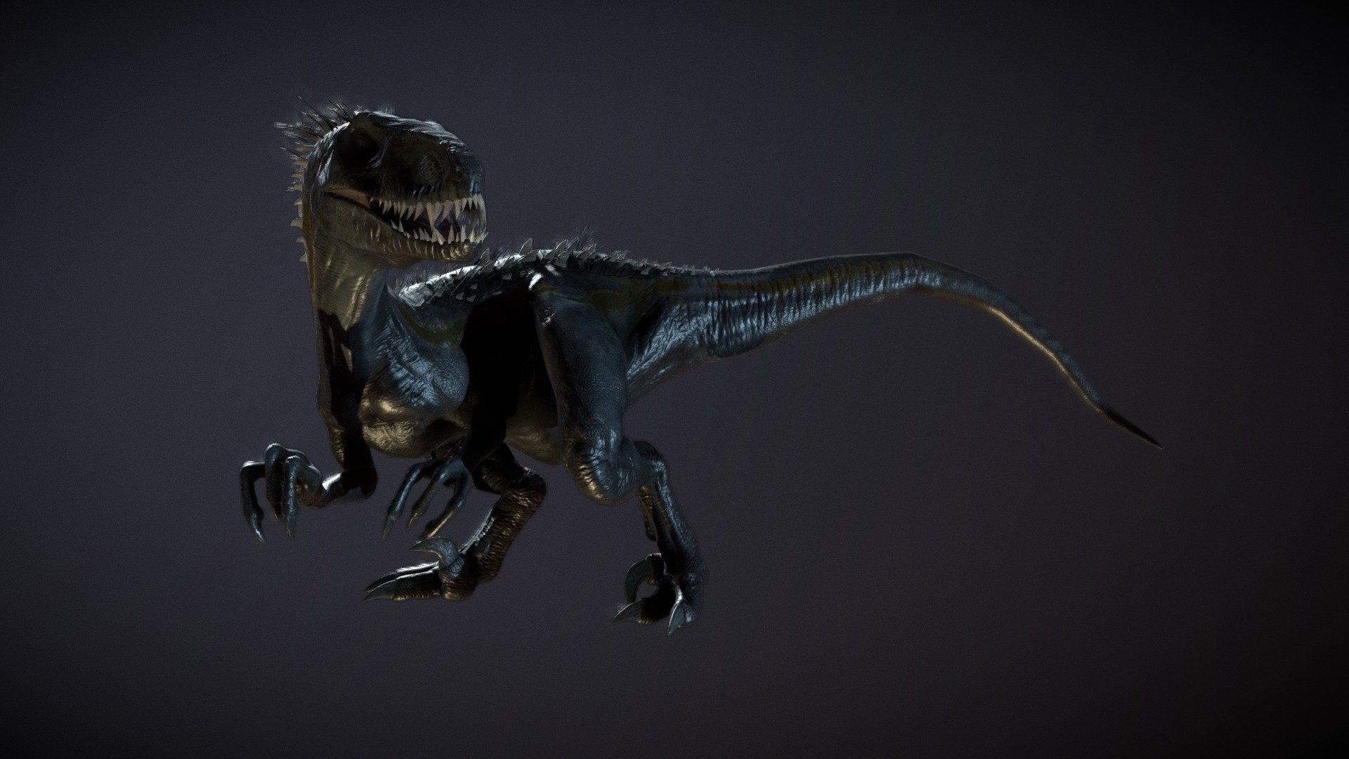 Indoraptor - Jurassic World: Fallen Kingdom fan art - Hope you like it guys :) - Indoraptor - Jurassic World: Fallen Kingdom - 3D model by hokiroya 3d model