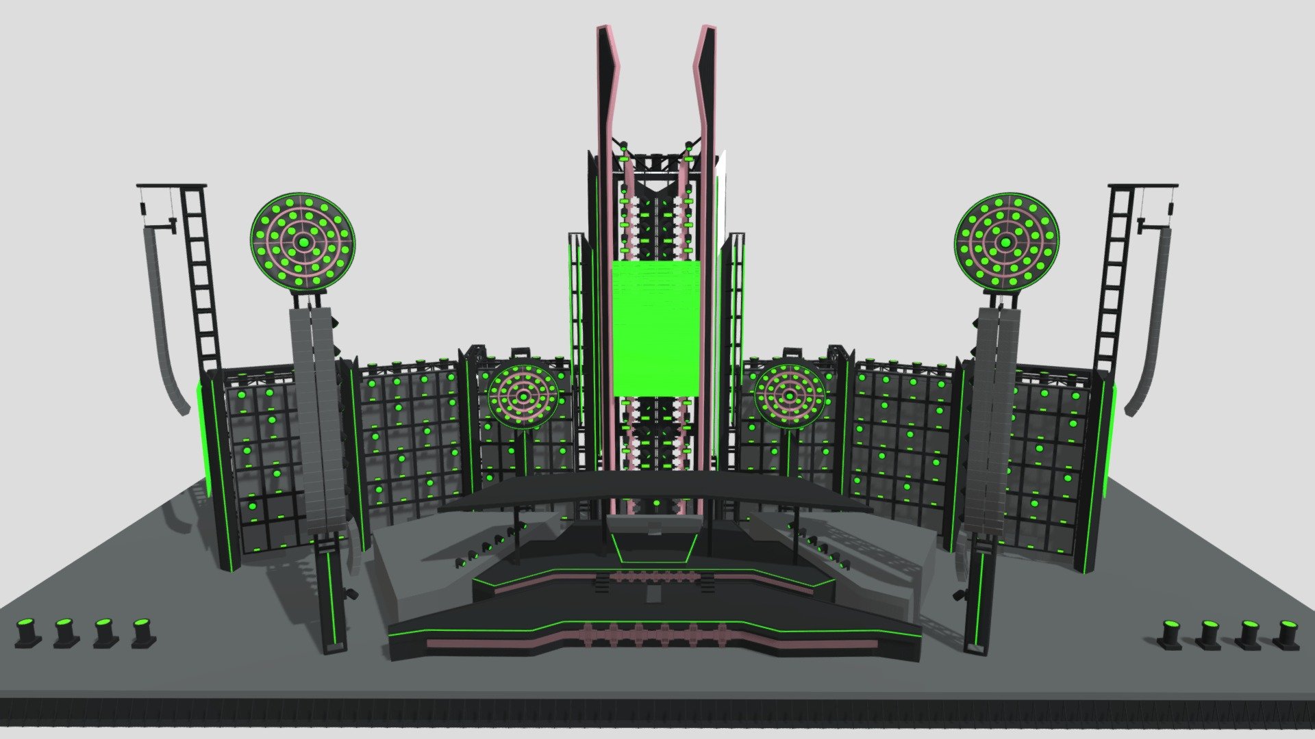Ig: dan.eg / dan.dsgner
Rammstein stadium world tour Stage by Dan esquivel designer - Rammstein Stage - 3D model by danxxxse 3d model