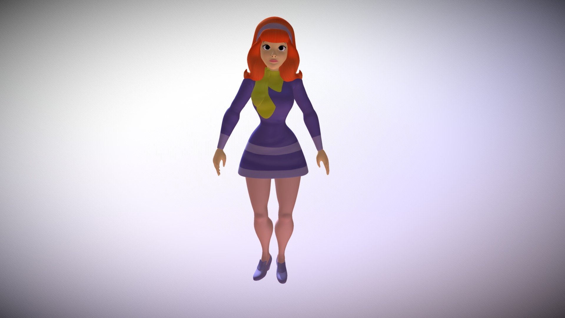 Daphne with the Belly Dancing! https://theacee.com/product/daphne-blake/ - Daphne Dance - 3D model by Placidone 3d model